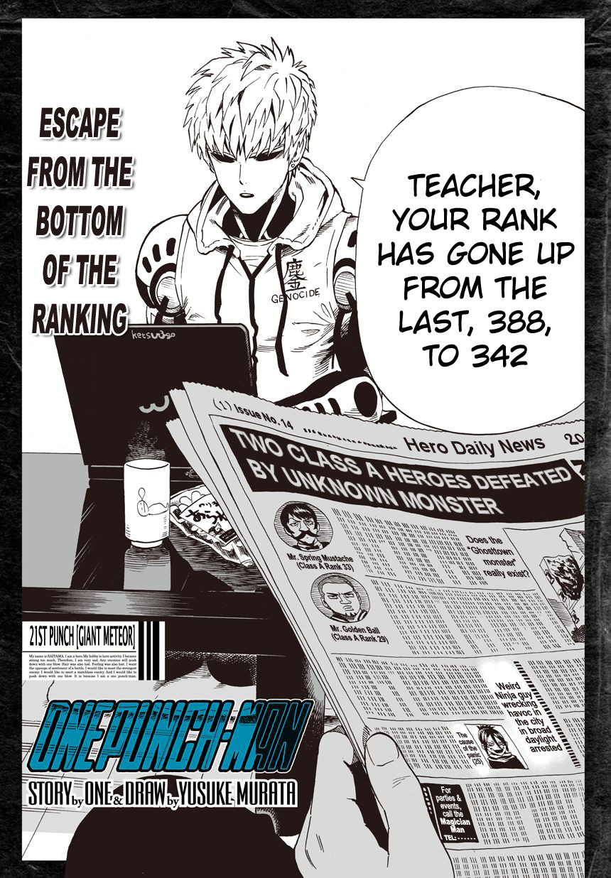 One Punch Chapter 21 Image 1