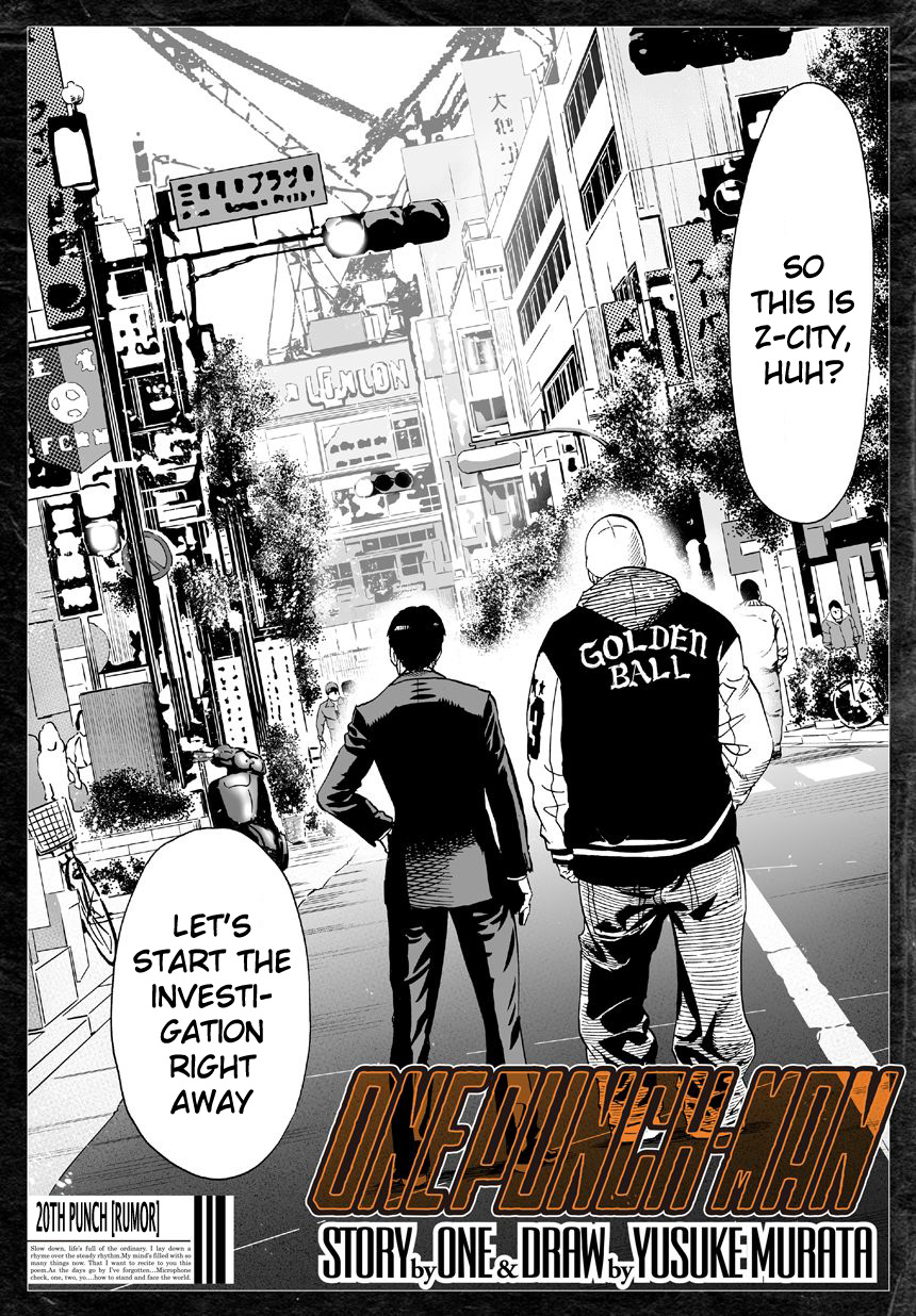 One Punch Chapter 20 Image 1